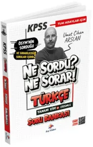 Dizgi Kitap Yayınları 2026 KPSS Tüm Adaylar İçin Türkçe Ne Sordu Ne Sorar Tamamı Video Çözümlü Soru Bankası