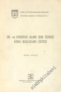 Dil ve Edebiyat Alanı İçin Türkçe Konu Başlıkları Listesi -        1990