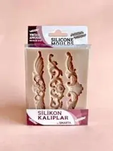 Smarta Silikon Kalıp VintageApplique/Nostaljik Aplik  SK1013037