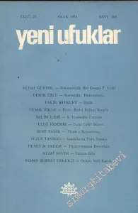 Yeni Ufuklar Aylık Sanat Fikir Dergisi - Sayı: 268, Ocak 1976       1976