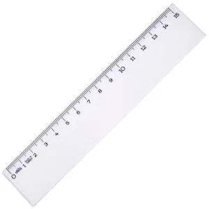 HATAS PLASTİK BÜRO CETVEL   15cm