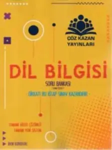Çöz Kazan Yayınları TYT AYT Dil Bilgisi Konu Özetli Soru Bankası Çöz Kazan