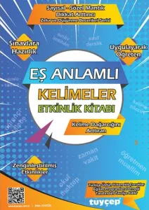 Eş Anlamlı Kelimeler Etkinlik Kitabı Sayısal-Sözel Mantık Dikkat Arttırıcı Zeka ve Düşünme Beceriler
