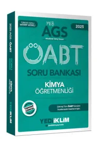 SÜPER FİYAT Yediiklim Yayınları 2025 MEB AGS ÖABT Kimya Öğretmenliği Soru Bankası