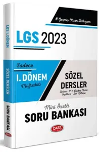 Data 8. Sınıf Sözel Soru Bankası