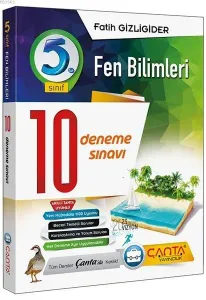 Çanta Yayınları 5. Sınıf Fen Bilimleri 10 Deneme Sınavı Çanta