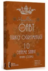 İsem Yayınları 2016 ÖABT Türkçe Öğretmenliği Tamamı Çözümlü 10 Deneme Sınavı