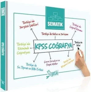 Yetki Yayınları 2026 KPSS Şematik Coğrafya