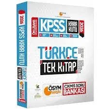 KARA KUTU 2026 ÖNLİSANS TÜRKÇE TEK KİTAP ÇIKMIŞ SORU BANKASI