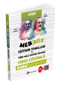 Dizgi Kitap Yayınları 2025 MEB AGS Eğitimin Temelleri ve Türk Milli Eğitim Sistemi Tamamı Video Çözümlü Soru Bankası