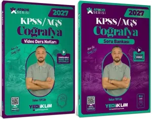 Yediiklim Yayınları 2027 KPSS MEB-AGS Coğrafya Atölye Video Ders Notları ve Soru Bankası 2'li Set