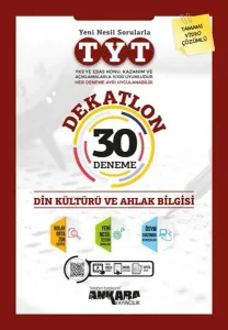 Ankara Yayıncılık TYT Dekatlon Din Kültürü ve Ahlak Bilgisi 30 Deneme