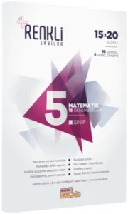 5. Sınıf Matematik 15 Deneme Sınavı - Renkli Sayılar