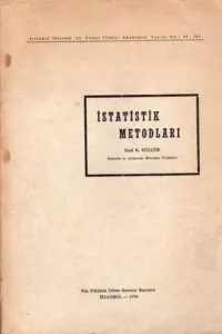 İstatistik Metodları