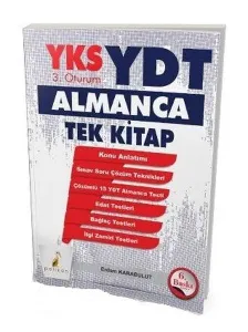 YKS-YDT 3. Oturum Almanca Tek Kitap