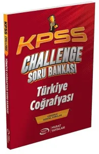 Murat Yayınları KPSS Türkiye Coğrafyası CHALLENGE Soru Bankası Çözümlü