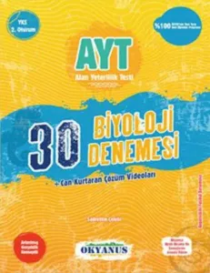 KELEPİR Okyanus Yayınları AYT Biyoloji 30 Denemesi