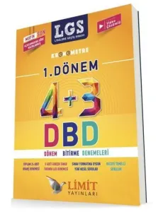 Limit 8. Sınıf Kronometre LGS 1. Dönem 4+3 Dönem Bitirme Fasikülleri-YENİ
