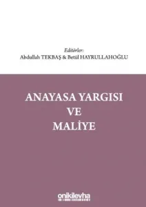 Anayasa Yargısı ve Maliye