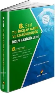 Aydın Yayınları 8. Sınıf LGS T.C. İnkılap Tarihi ve Atatürkçülük Ödev Fasikülleri Aydın