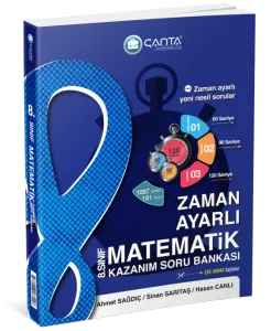Çanta - 8.Sınıf Matematik Zaman Ayarlı Kazanım Soru Bankası