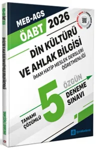 GYS Akademi 2026 ÖABT MEB AGS Din Kültürü ve Ahlak Bilgisi Öğretmenliği 5 Deneme