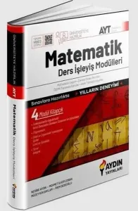 Aydın Yayınları AYT Matematik Ders İşleyiş Modülleri