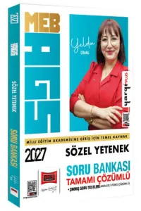 Yargı Yayınları 2027 MEB-AGS Sözel Yetenek Tamamı Çözümlü Soru Bankası