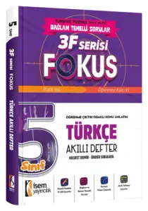 İsem Yayınları 5. Sınıf Fokus Türkçe Akıllı Defter