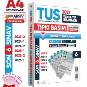İnformal Yayınları 2027 TUS Temel Tıp Bilimleri ÖSYM Çıkmış Soru Tıpkı Basım Son 4 Yıl 6 lı Deneme