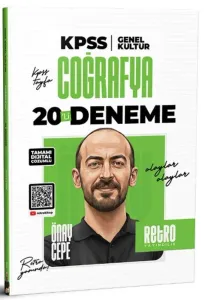 Retro Yayıncılık 2026 KPSS Coğrafya Genel Kültür 20'li Deneme