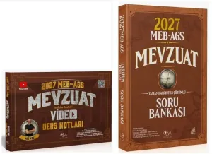 CBA Yayınları 2027 MEB-AGS Mevzuat Video Ders Notları ve Soru Bankası 2'li Set