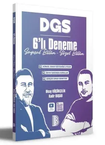Benim Hocam Yayınları 2026 DGS 6'lı Deneme