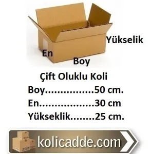 Taşınmak İçin Koli 50x30x25 cm.
