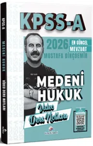 Dizgi Kitap Yayınları 2026 KPSS A Medeni Hukuk Video Ders Notları