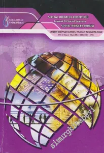 Celal Bayar Üniversitesi Sosyal Bilimler Enstitüsü Sosyal Bilimler  Dergisi - Journal Of Social Sciences - Sayı: 1  12    Mart
