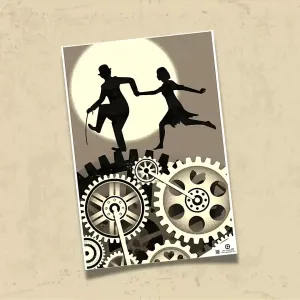 POSTER 0202 - CHARLIE CHAPLIN - MODERN TIMES - FİLM AFİŞİ - KUŞE KAĞIT (33X48)