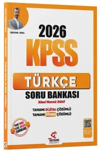 Tekrar Akademi 2026 KPSS Türkçe Soru Bankası Çözümlü