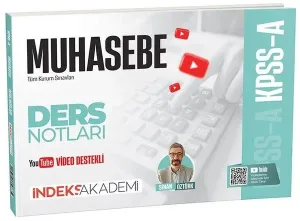 İndeks Akademi 2026 KPSS A Grubu Muhasebe Video Ders Notları