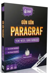 Strateji Yayınları 6. Sınıf Gün Gün Paragraf Soru Bankası