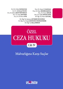 Özel Ceza Hukuku - Cilt 4 (Ciltli)