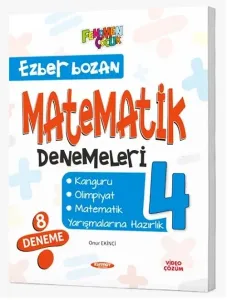Kurmay ELT 4. Sınıf Fenomen Çocuk Matematik Ezberbozan 8 Deneme