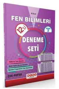 Merkez 8. Sınıf TEOG 2 Fen Bilimleri 12'li Deneme Seti