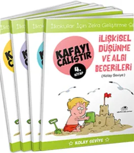 Kafayı Çalıştır Seti (4 Kitap); Zekâ Geliştirme Seti, Kolay Seviye, 5 - 7 Yaş