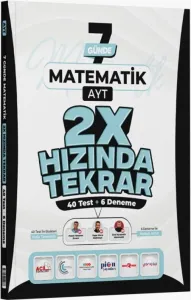 Ders Platosu AYT Matematik 7 Günde 2X Hızında Tekrar Deneme
