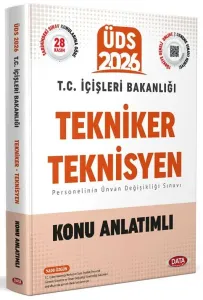 Data Yayınları 2026 T.C. İçişleri Bakanlığı Tekniker - Teknisyen GYS - ÜDS Konu Anlatımlı