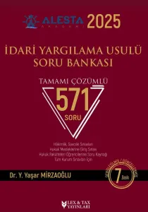 Alesta Akademi 2026 İdari Yargılama Usulü Tamamı Çözümlü Soru Bankası