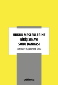 HMGS Hukuk Mesleklerine Giriş Sınavı Soru Bankası