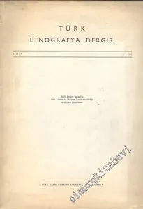 Türk Etnografya Dergisi - Sayı: 10, Yıl: 1967