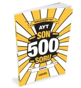Hız AYT Son 500 Soru Kimya